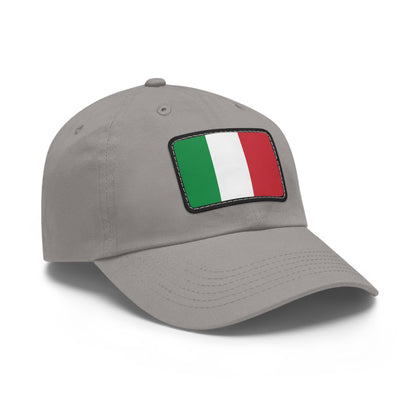 Flag Village Italy Flag Hat Cap with Leather Patch