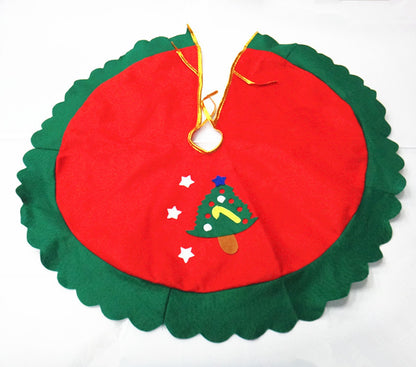Flag Village Christmas tree skirt Christmas tree decorations Christmas gifts Christmas scene matching