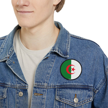 Flag Village Algeria Flag Embroidery Iron-On Patches
