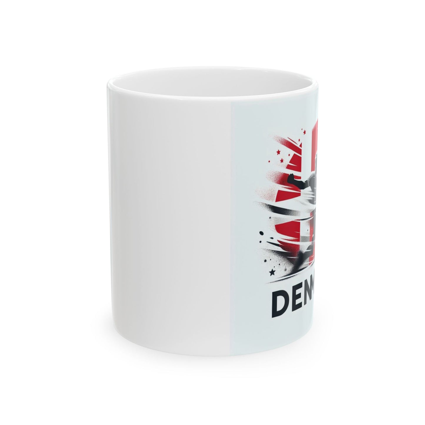 Flag Village Denmark Sporting Flag Ceramic Coffee Mug 11oz FV-MG0021