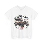 Flag Village UK Vintage Car Flag T-SHIRT Heavy Cotton Tee UK0011