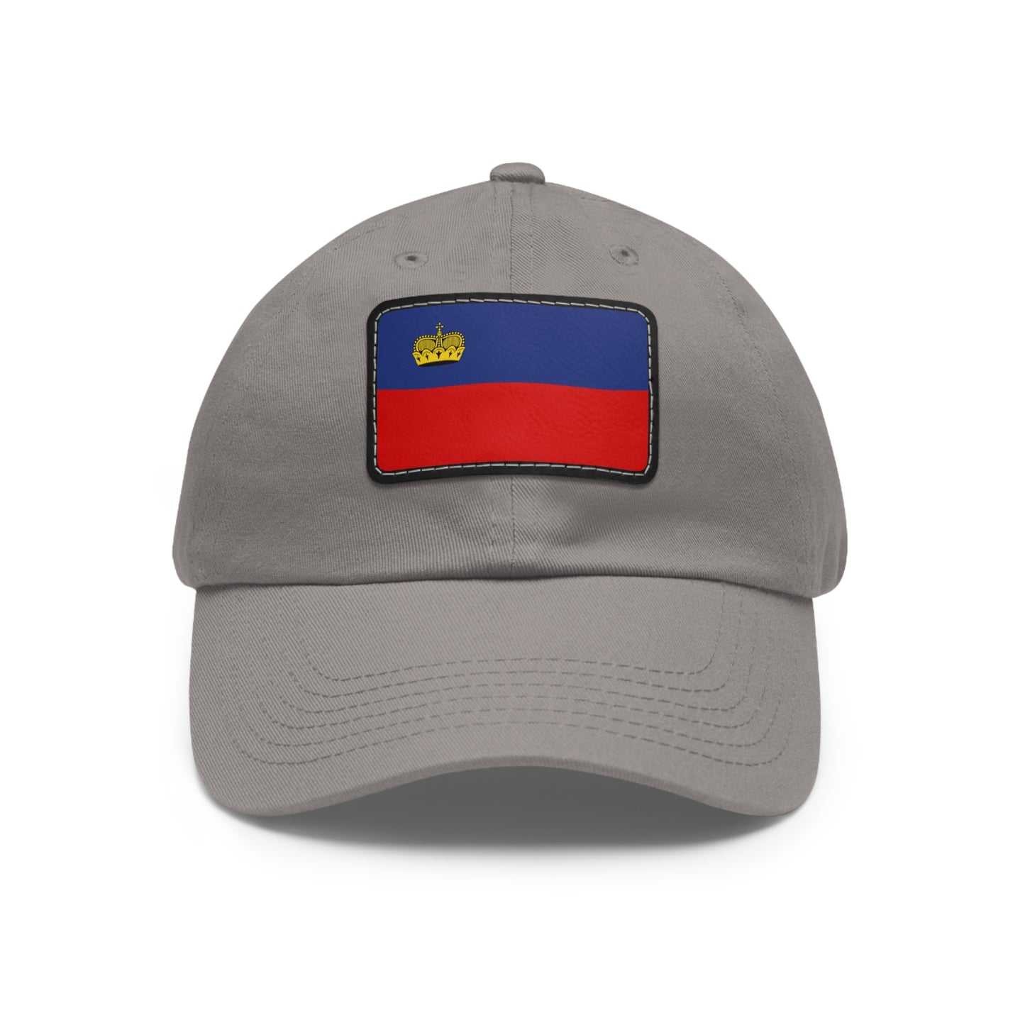 Flag Village Liechtenstein Flag Hat Cap with Leather Patch