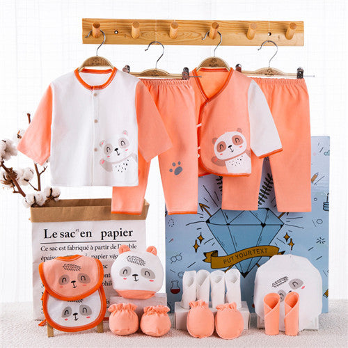 Flag Village Newborn gift box baby clothes set cotton