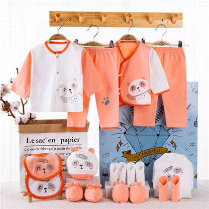 Flag Village Newborn gift box baby clothes set cotton