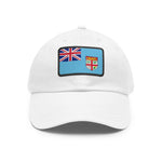 Flag Village Fiji Flag Hat Cap with Leather Patch