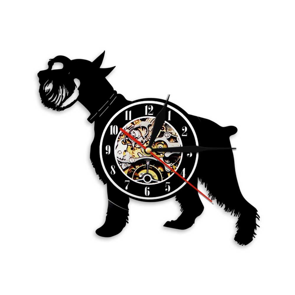 Flag Village Wall Clock Dog Breed Gifts