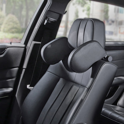 Flag Village Auto Tools Car headrest pillow Sleep Adjustable Side Car Soft Travel Seat Headrest Auto Leather Support Neck Pillow Cushion car accessories