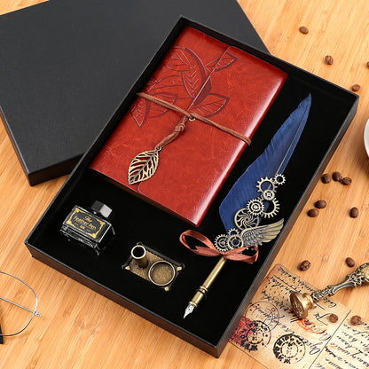 Flag Village Retro Notebook Gift Box Set For Boys And Girls