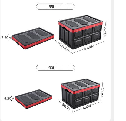 Flag Village Auto Tools Backup storage box storage car folding storage box