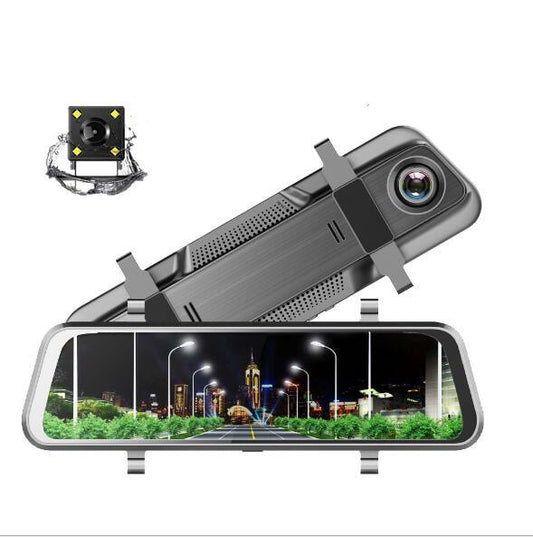 Flag Village Auto Tools Dual Cameras Driving Recorder with Full Display Screen