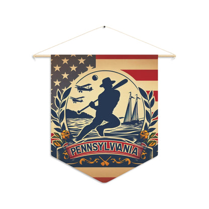 Flag Village Pennsylvania State Flag Pennant Sporting Home Wall decoration PA0001