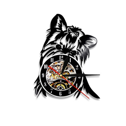 Flag Village Wall Clock Dog Breed Gifts