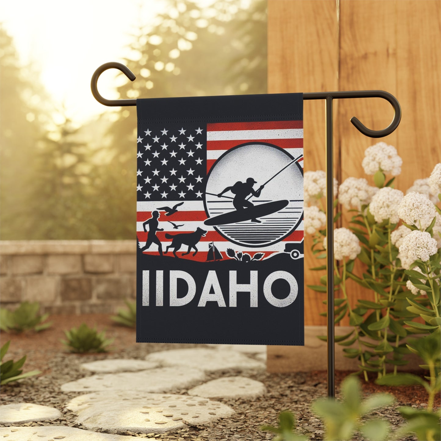Flag Village Idaho State Flag Sporting Garden & House Banner ID0002