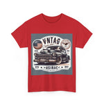 Flag Village USA Vintage Car Flag T-SHIRT Heavy Cotton Tee USA0018