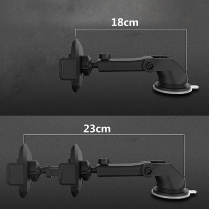 Flag Village Auto Tools Car Phone Holder Long Rod Telescopic Car Dashboard Suction Cup Type