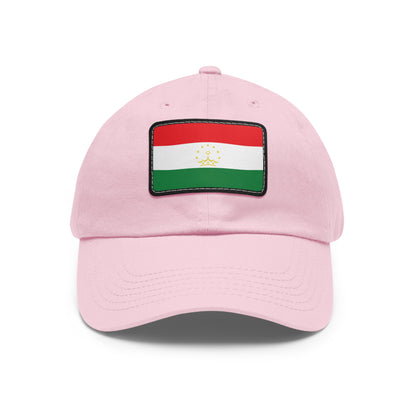 Flag Village Tajikistan Flag Hat Cap with Leather Patch