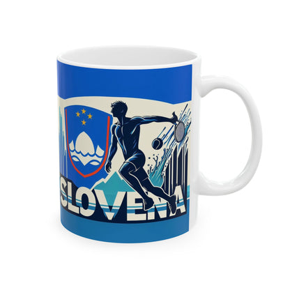 Flag Village Slovenia Sporting Flag Ceramic Coffee Mug 11oz SVN0007