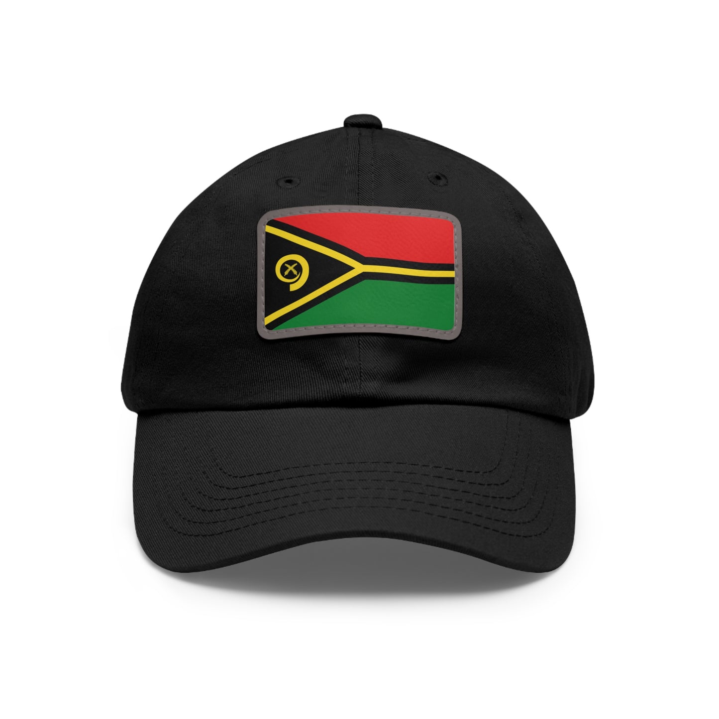 Flag Village Vanuatu Flag Hat Cap with Leather Patch