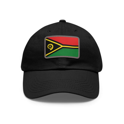 Flag Village Vanuatu Flag Hat Cap with Leather Patch