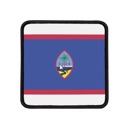 Flag Village Guam Flag Embroidery Iron-On Patches