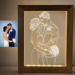 Flag Village Photo Frame Night Light Creative Gifts Customized Children's Gifts