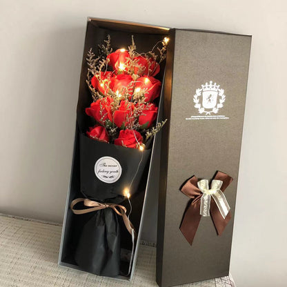 Flag Village Soap Flower Box Birthday Gift