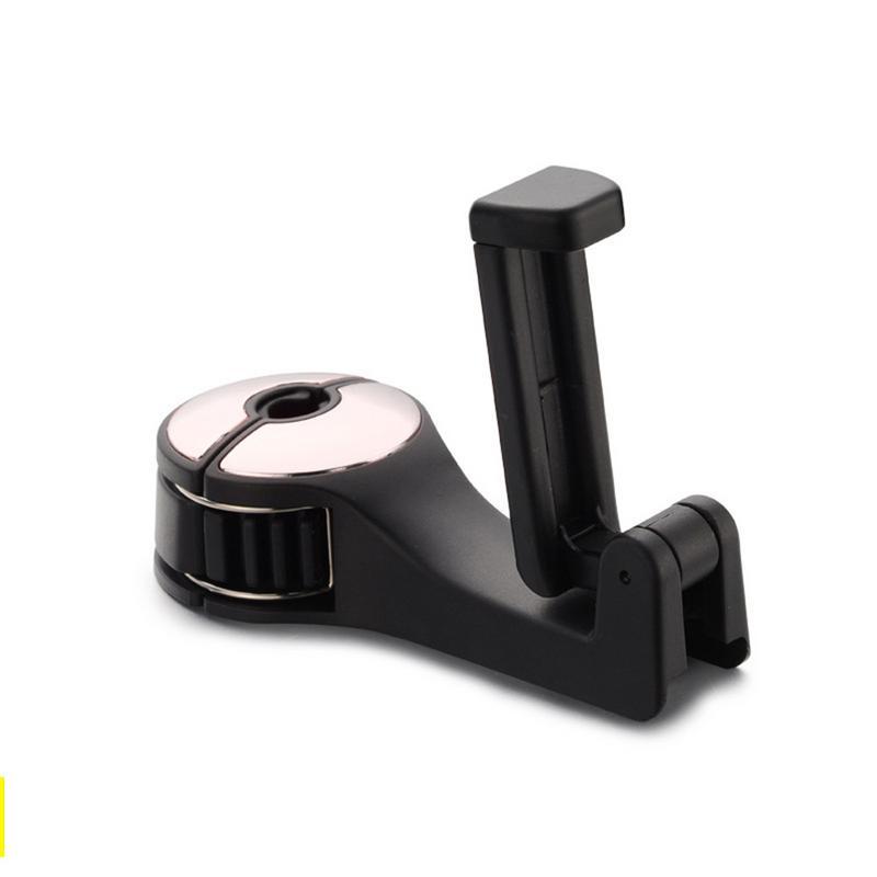 Flag Village Auto Tools Car Headrest Hook Phone Car Holder Car Hanger For A4 B6 Seat Back Hanger Storage Hook Phone Holder Auto Fastener Clip