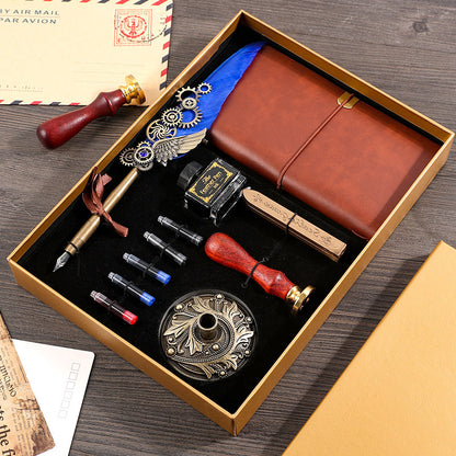 Flag Village Retro Notebook Gift Box Set For Boys And Girls