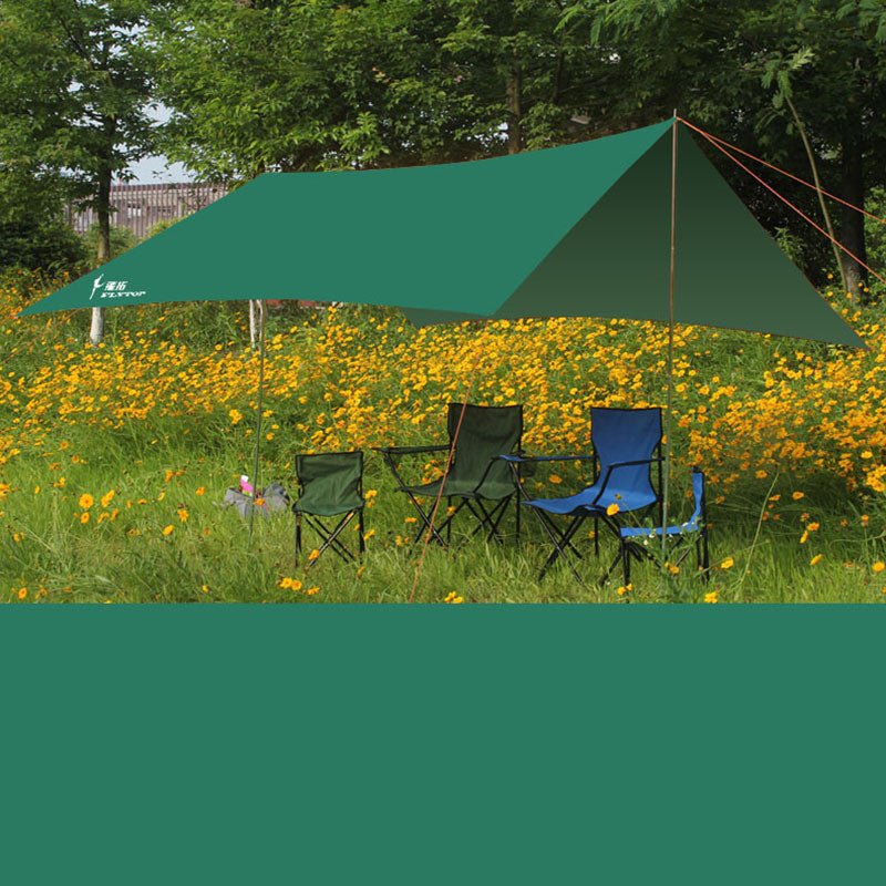 Flag Village Sun Shade Camping Canopy Tent