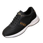 Flag Village Men's Outdoor All-matching Fashion Leather Sneakers