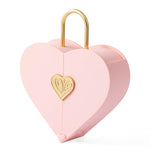 Flag Village Creative Set Jewelry Box Portable Heart-shaped Double
