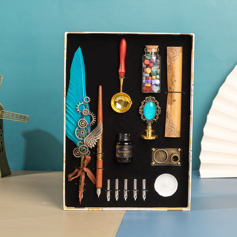 Flag Village Business Gift Box Birthday Gift Pen Set