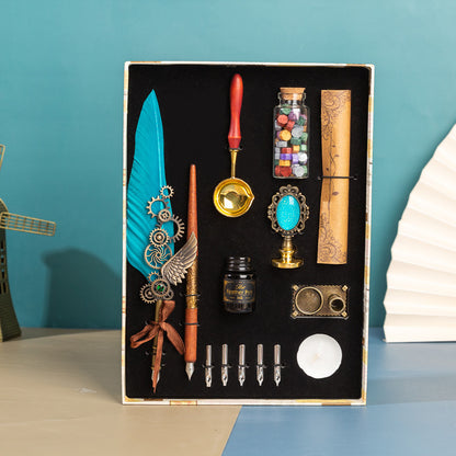 Flag Village Business Gift Box Birthday Gift Pen Set
