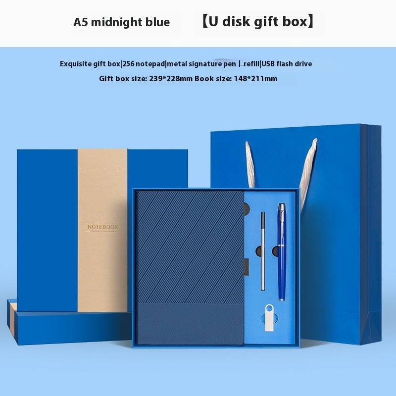 Flag Village Notebook Gift Box Vacuum Cup Set Business Gift Company Activity High-end Practical Gift