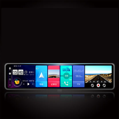 Flag Village Auto Tools 12 Inch 4G Smart Streaming Media Driving Recorder