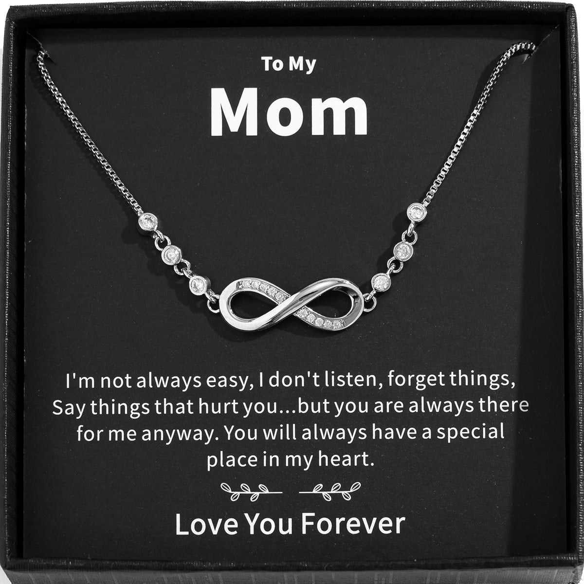 Flag Village Mother's Day Necklace Gift Box Love Necklace For Women Fine Jewelry Women Accessories Fashion Jewelry