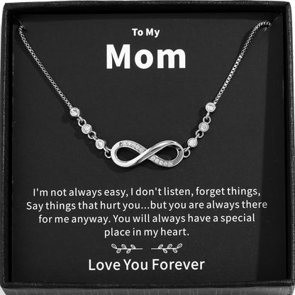 Flag Village Mother's Day Necklace Gift Box Love Necklace For Women Fine Jewelry Women Accessories Fashion Jewelry