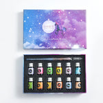 Flag Village Starry Sky Pen Glass Pen Gradient Color Gift Box Set