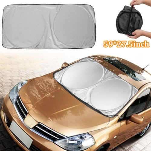 Flag Village Auto Tools Car Window Sunshade Sun Shade Visor Windshield Cover Auto Car SunShade Anti Snow Ice Windshield Sunshade Car Windshield Sunshade