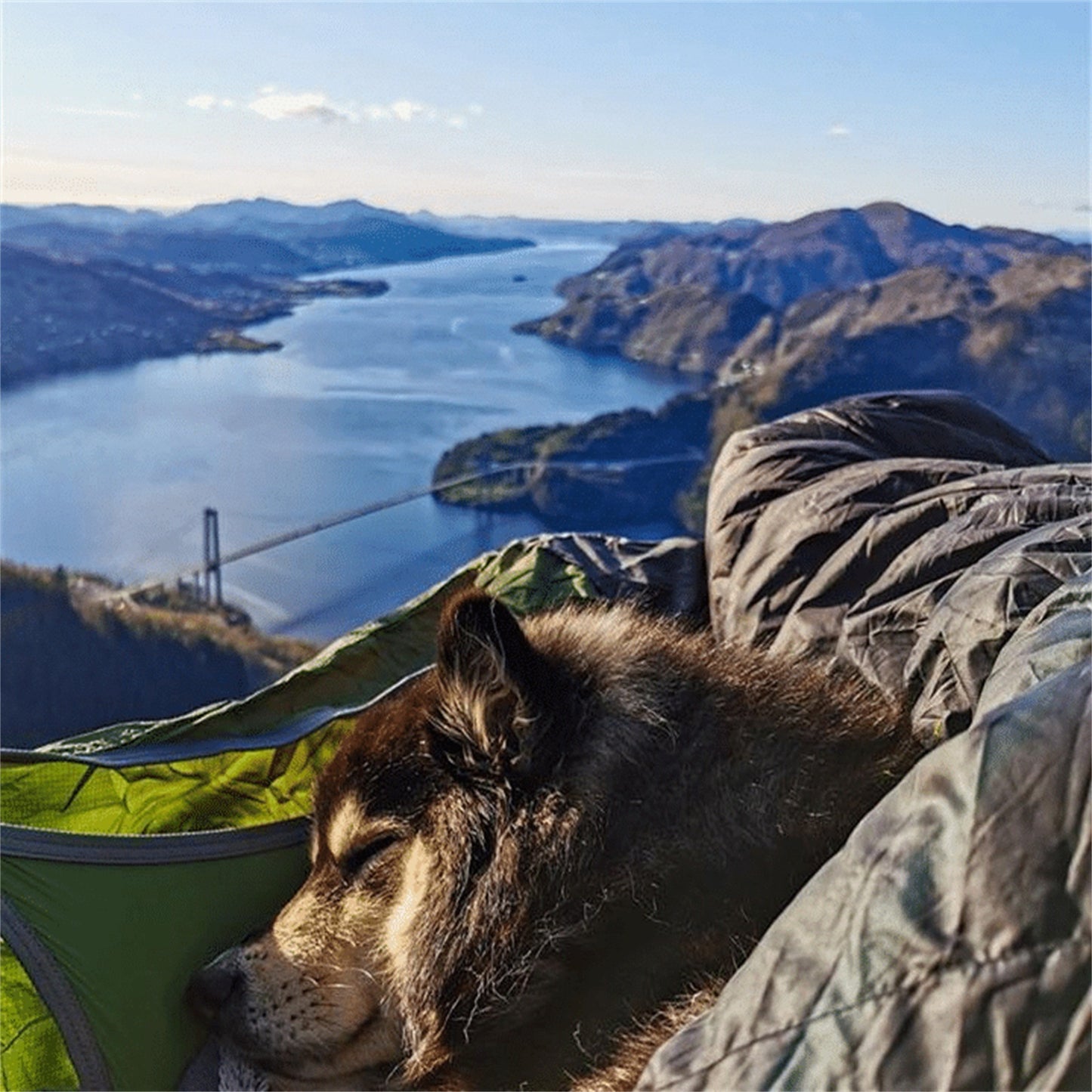 Flag Village Flat Sleep Hammock Tent With Bug Net And Suspension Kit Outdoor Camp Super Long Camping Portable Hammock