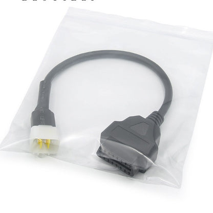 Flag Village Auto Tools OBD To 6 Pin For DELPHI Motorcycle