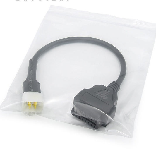 Flag Village Auto Tools OBD To 6 Pin For DELPHI Motorcycle