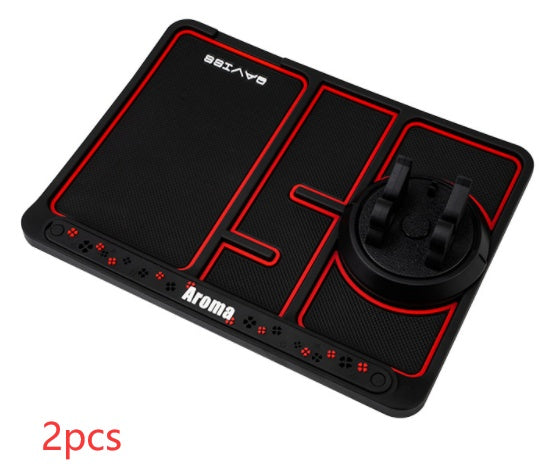 Flag Village Auto Tools Non-Slip Car Phone Pad For 4-in-1 Car Parking Number Card Anti-Slip Mat Auto Phone Holder Sticky Anti Slide Dash Phone Mount