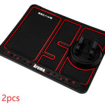 Flag Village Auto Tools Non-Slip Car Phone Pad For 4-in-1 Car Parking Number Card Anti-Slip Mat Auto Phone Holder Sticky Anti Slide Dash Phone Mount