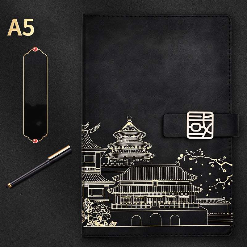 Flag Village Chinese Style Palace Museum A5 Notebook Gift Box Set