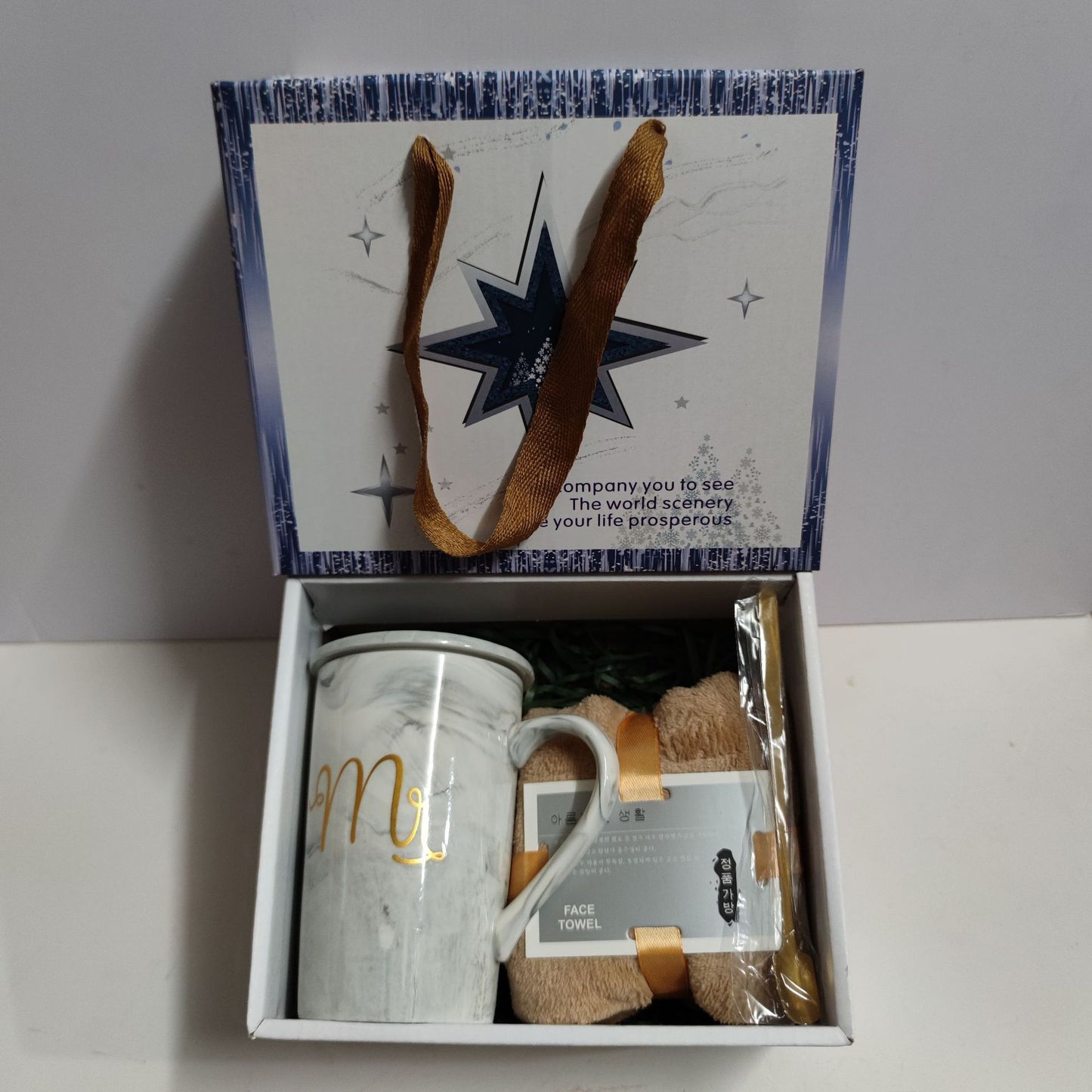 Flag Village Ceramic Cup Gift Box Opening Gift Activity Gift Wedding Favors