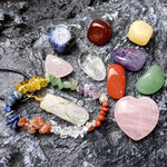 Flag Village Colorful Irregular Natural Stone Set Gift Box