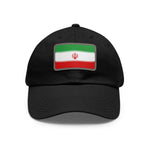 Flag Village Iran Flag Hat Cap with Leather Patch