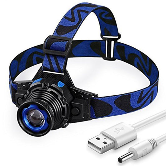 Flag Village Focusing Outdoor Cycling Camping Led Glare Headlights