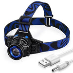 Flag Village Focusing Outdoor Cycling Camping Led Glare Headlights